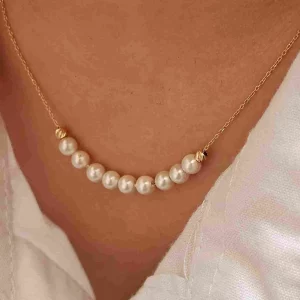 گردنبند مروارید و گوی