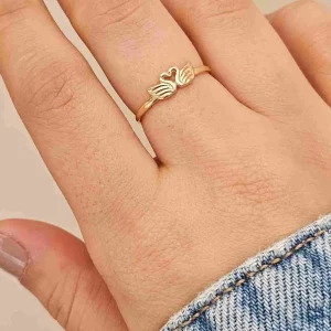 انگشتر مینیمال قو