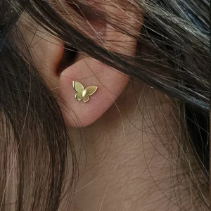 گوشواره میخی پروانه